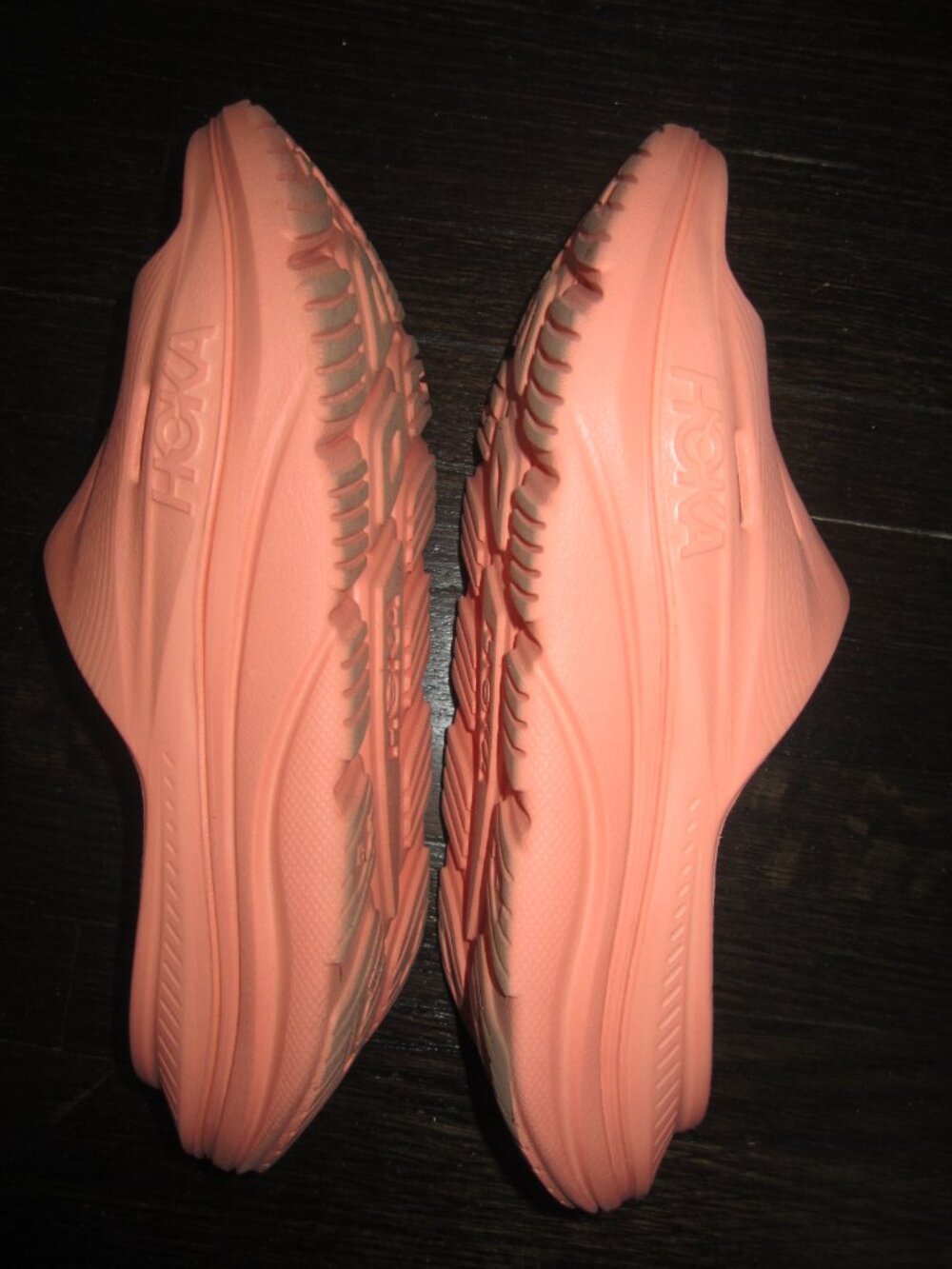 HOKA ORA Recovery Slide 3 Sandals Peach Women's 8 - Picture 4 of 8